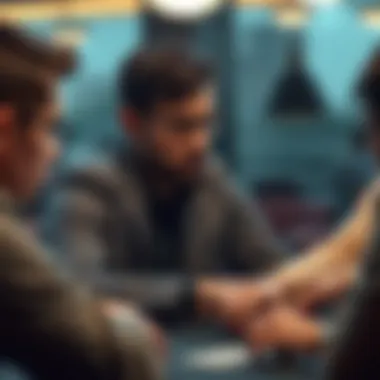 Mindful player assessing opponents' actions