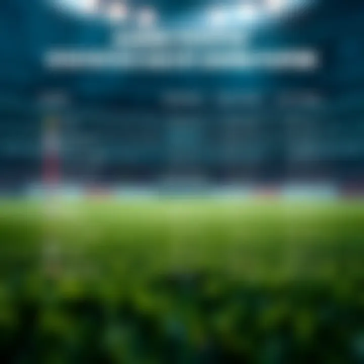 An infographic displaying the scoring statistics of the leading players.