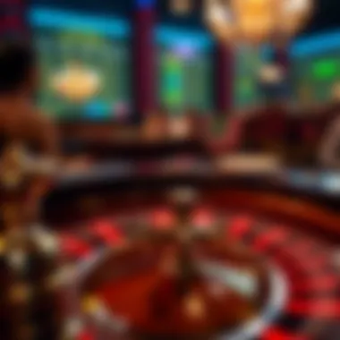 Graph illustrating payout ratios in different roulette games