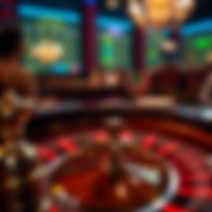 Graph illustrating payout ratios in different roulette games