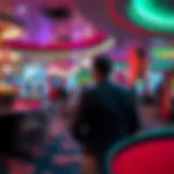 Visual representation of a secure casino environment