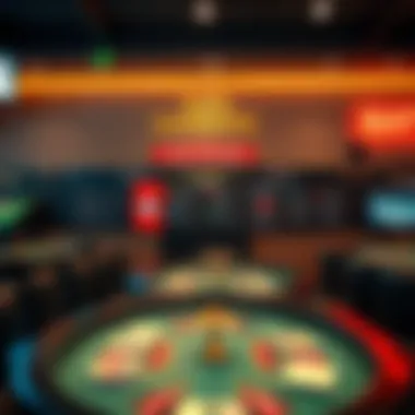 A safe gambling environment with guidelines displayed