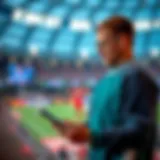 Mobile sports betting interface