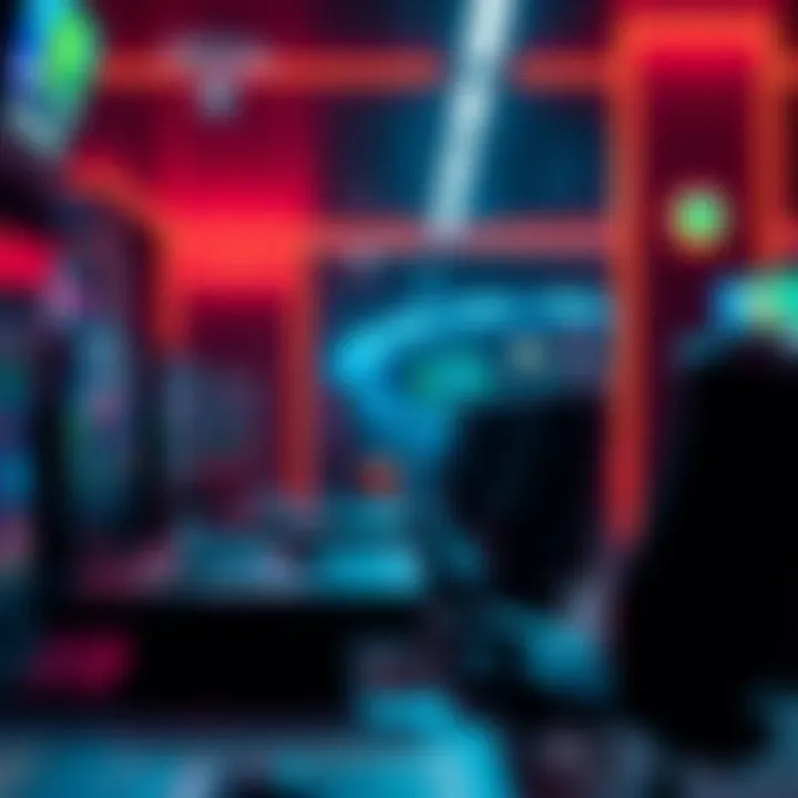 Secure online gaming environment symbolizing safety