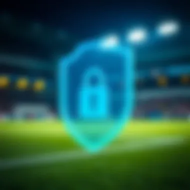 Safety Measures in Football Betting A secure online transaction symbol representing safety in betting.