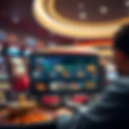 Secure online casino interface showcasing various games