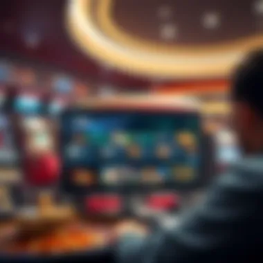 Exploring a Secure Casino Environment Secure online casino interface showcasing various games