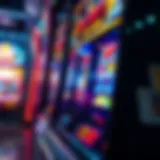 Engaging Slot Machine Experience Vibrant slot machine with colorful reels
