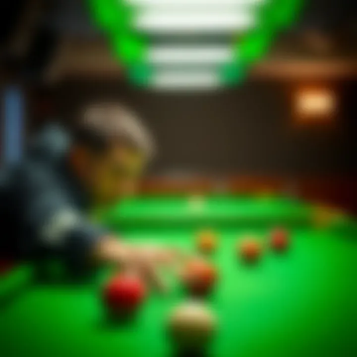 Key moments in snooker games