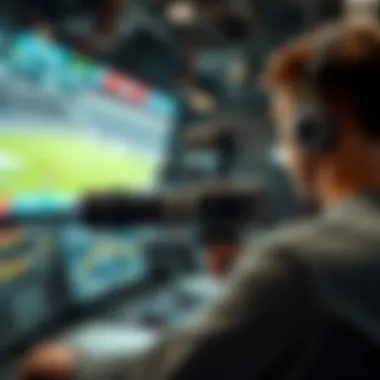 Technology used in live sports broadcasting