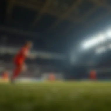 Tactical formation diagram for football