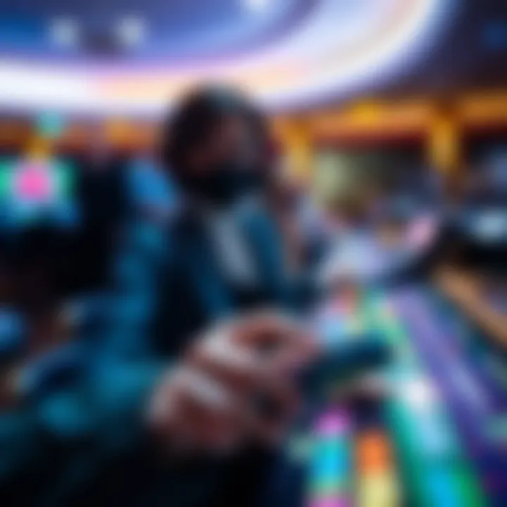 A depiction of security features within gambling applications ensuring user safety.