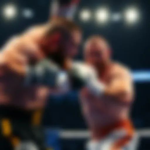 Tyson Fury showcasing his boxing technique during a match.