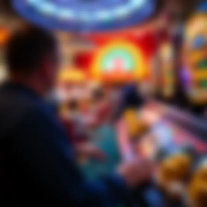 An infographic showcasing user experience features in mobile casino apps.