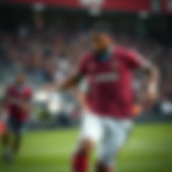 West Ham United player during a match